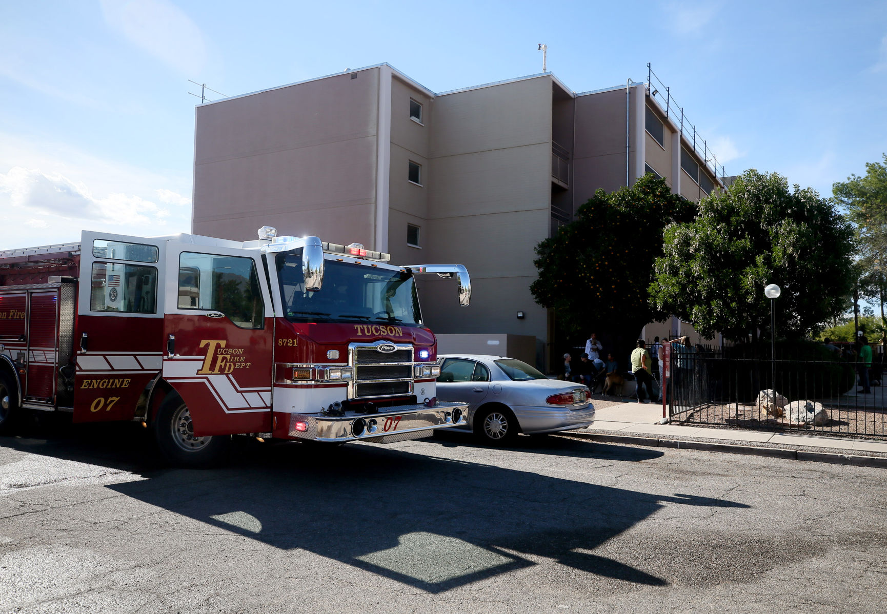 Apartment fire